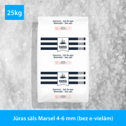 Jūras sāls Marsel 4-6 mm (bez e-vielām)
