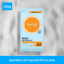 Speciālais sāls Suprasel Fine ar jodu